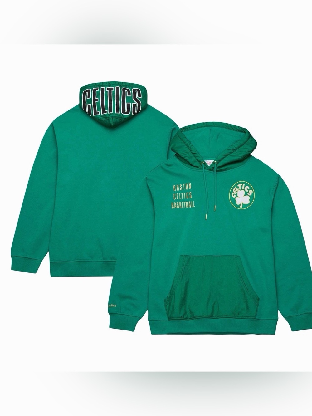 Mitchell & Ness Boston Celtics Green Hoodie with Shamrock Logo Mitchell & Ness